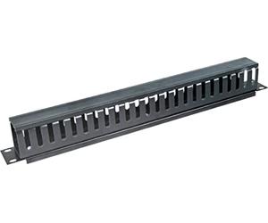 AVIZIO Alantec PK008 - Boîtier de câbles - Mur - Noir - Metal - Plastique - 1U