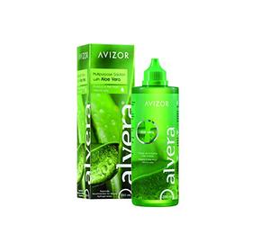 Avizor Alvera Liquide pour Lentilles de Contact avec Etui, 350 ml
