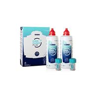 Avizor Ever Clean Plus Liquide pour Lentilles de Contact, 2 x 350 ml + 90 Comprimés, 1 Unité