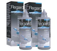 Avízor Regard 2x355ml - Solution pour nettoyer, désinfecter et réhydrater les lentilles de contact - Sans conservateur - Nettoyage à base d'oxygène - Santé complète des yeux