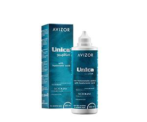 avizor Unica Sensitive, 2 x 350 ml avec acide hyaluronique, 1er Pack (1 x 0.808 L)