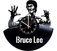 AVJERA Bruce Lee Disque Vinyle Rétro Horloge Murale Nouvel an De Noël Cadeau d'anniversaire Personnalité Creative Home Design Décoration Murale