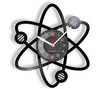 AVJERA Enchevêtrement quantique Vinyle LP Record Horloge Murale Physique Science mécanique quantique Coupe Montre Suspendus décor aux physiciens Hommes