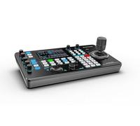 AVKANS Manette de caméra PTZ Pro avec écran LCD tactile de 12,7 cm, contrôleur de caméra IP NDI avec joystick 4D pour culte église diffusion vidéo en direct, fonction PoE (écran tactile de 5")