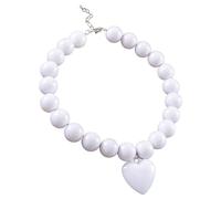 AVKGCZ Collier avec pendentif en forme de cœur à la mode pour femme moderne à la recherche d'élégance et de style, accessoires de fête, taille unique, Comme décrit, Comme décrit.