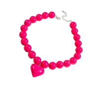 AVKGCZ Collier avec pendentif en forme de cœur à la mode pour femme moderne à la recherche d'élégance et de style, accessoires de fête, taille unique, Comme décrit, Comme décrit.