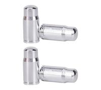 AVKGCZ Lot de 4 bouchons de valves de pneus universels filetés pour vélo - Accessoire coloré