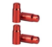 AVKGCZ Lot de 4 bouchons de valves de pneus universels filetés pour vélo - Accessoire coloré