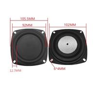 AVKGCZ Membrane auxiliaire pour radiateur de basse - Radiateur passif pour woofer - Membrane en caoutchouc pour accessoires