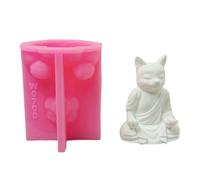 AVKGCZ Moules en résine époxy - Plâtres d'ornement en silicone pour loisirs créatifs, méditations, chats, décorations en silicone