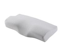 AVKGCZ Oreiller cervical en mousse à mémoire de forme avec motifs en forme de papillon et housse amovible lavable respirante pour cervicale récupération lente fibre ergonomique refroidissement