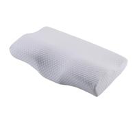 AVKGCZ Oreiller cervical en mousse à mémoire de forme avec motifs en forme de papillon et housse amovible lavable respirante pour cervicale récupération lente fibre ergonomique refroidissement