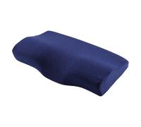 AVKGCZ Oreiller cervical en mousse à mémoire de forme avec motifs en forme de papillon et housse amovible lavable respirante pour cervicale récupération lente fibre ergonomique refroidissement