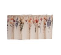 AVKGCZ Rideau de porte en lin imprimé anti-poussière, tissu respirant avec motif cactus pour salon, chambre à coucher, séparateur de pièce en lin respirant