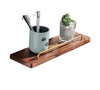 AVkgwrtb Caddie de Douche en Bois et Aluminium Space
