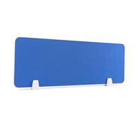 AVkgwrtb Panneau de séparation Bureau insonorisé | Espace de travail de bureau multicolore 60-120x30 cm : intimité et réduction du bruit(Blue,80x30 cm)