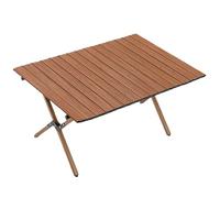 AVkgwrtb Table d'extérieur Portable et légère, Table de Camping Pliante portative Multicolore Plusieurs Tailles 100kg for Barbecue Pique-Nique en Plein air(Red Walnut,60x90x40CM)