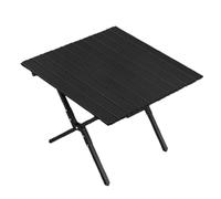 AVkgwrtb Table d'extérieur Portable et légère, Table de Camping Pliante portative Multicolore Plusieurs Tailles 100kg for Barbecue Pique-Nique en Plein air(Black,60x60x40CM)