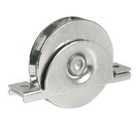 AVL VIA40253 Roue à Gorge Ronde Ø100 mm avec Plaque latérale-Charge 300 kg-919100A
