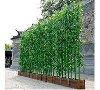 AVLLSO Bambou Artificiel extérieur Fausses Plantes de Bambou, 3ft 4ft 5ft 6ft 6.5ft Haut Fausses Plantes pour Room Divider Courtyard Entrée(1.8m Tall,60x18x18.5cm-12 Pole)