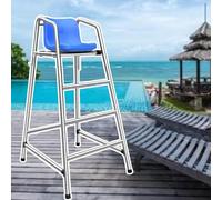 AVLLSO Échelle de Piscine Chaises de Sauvetage/Pont, 47.2in / 59in / 71in Haut Chaise de Sauvetage en Acier Inoxydable avec siège Confortable, Charges 660lbs(59in/150cm/4.9ft High)
