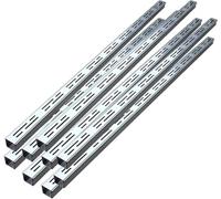 AVLLSO Grille Caniveau Canalisation de Drainage pour Allée (Lot 2-20) - Gouttière 100cm avec Grille INOX | Système Extérieur Jardin/Terrasse (10 Pack,100x5x3cm/39.4x2x1.2in)