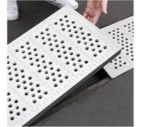 AVLLSO Grille Caniveau Grilles de Drainage pour allée/Cour/Jardin, Canal de Trottoir de terrasse extérieure, Antidérapant et découpable(L50cm X W20cm X H2cm)