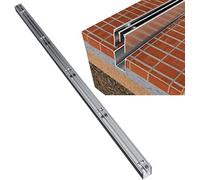 AVLLSO Grille Caniveau Kit de fossé de Drainage en Acier Inoxydable 304 pour Jardin Balcon Cour extérieure, Drop-in Slimline Plancher fossé(Wxh-35x40mm)