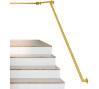 AVLLSO Main courante Longueur : 12 pieds / 14 pieds / 20 pieds Rouleau de fer forgé métallique Barre de prise anti-slip pour la sécurité Kit complet(580cm(19ft))