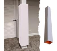 AVLLSO Mousse de Protection poteaux Rembourrage de pôle en Mousse Creuse Convient à 5x5 6x6 7x7 8x8, Rembourrage de pôle de Basket carré(White,9.5x9.5 inch)