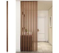 AVLLSO Panneaux de séparation de pièce Poteau de séparation d'écran en bois massif, Barre verticale murale de chambre à coucher Diviseurs de pièce, Facile à couper et à installer(Wood 1pc,70cm/27.5in/