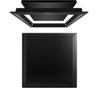 AVLLSO Peignable Panneaux D'inspection Panneau de porte d'accès de plomberie en aluminium pour salle de bains, électrique, extérieur, Personnalisable(Black,16x16in/400x400mm)