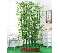 AVLLSO Plante extérieur Clôture de séparation de confidentialité extérieure, Arbre Artificiel pour Paysage de Cour, Plante de Soie d'arbre Artificiel(1.8m Tall,40x18x18.5cm-8 Pole)