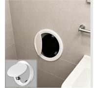 AVLLSO Porte d'Inspection Petite Couverture Ronde du Panneau d'accès, Écoute d'inspection embarquée en métal Blanc 10" 14" 16" 18"(250mm/10)