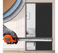 AVLLSO Porte Placard Pliante Diviseurs de Chambre de Portes Pliantes, Porte d'accordéon Invisible pour Placard/Salle de Bains/Chambre/buanderie(80x203cm)