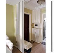 AVLLSO Séparateur de pièce Diviseur de pièce de séparation Murale, 70 cm-240 cm de Hauteur Poteau à Lattes en Bois du Sol au Plafond pour la décoration de l'entrée du Bureau à Domicile, Pas Besoin de