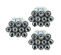 AVLLSO Transporteur Rouleau 5 10 20 30 Pack, Rouleaux de convoyeur d'usine Industrielle, 2 Pouces Installation Presse-en Ressort pour Les systèmes industriels d'entrepôt(30 Pack,L 35.4in/900mm)