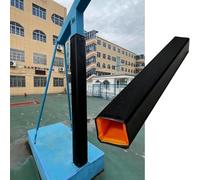 AVLSO Coussin de Poteau de Basket-Ball Couverture Mousse pour Barre métallique, Enveloppement de Colonne de sous-Sol, Envelopper Tout Temps Autour de basketballs(Black,3"X3"(8X8CM))