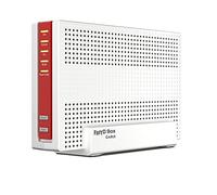 AVM Fritz!Box 6690 Câble (modem câble DOCSIS 3.1, 4x4 Wi-Fi 6 (WLAN AX) avec 4800 Mbit/s (5 GHz) + 1200 Mbit/s (2,4 GHz), 1 x port LAN 2,5 Gigabit, USB 3.0, DECT)