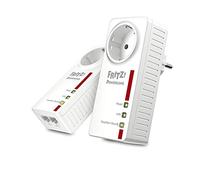 AVM Fritz. Powerline 1220e Set (1200 Mbit/s, 2 x Gigabit LAN Adaptateur, idéal pour Les Applications NAS et HD en Streaming chacune)