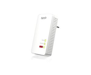 AVM FRITZ!Powerline 1260 : Adaptateur Powerline 1200 Mbit/s, Wi-Fi 5 (802.11ac), Gigabit Ethernet, HomePlug AV2, LAN, Blanc, Type F