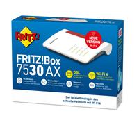 AVM fritzbox 7530 Ax Wifi 6 Mesh VDSL DSL Routeur 4-Port Gigabit WLAN Blanche