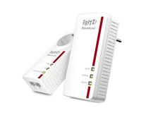 AVM FRITZPowerline 1260E WLAN Set (WiFi Access Point, White, Ideal for Media St