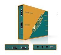 AVMATRIX Carte de Capture vidéo HDMI vers USB 3.0 4Kp60 Non compressé YUY2 | UC1218-4K PRO, Capture vidéo avec Line in pour vidéoconférences, télémédecine VRR HDR, Zero-Latency