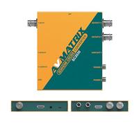 AVMATRIX Convertisseur SDI/HDMI Up/Down/Cross, commutateurs DlP, mise à l'échelle SD/HD/3G-SDI Scaling Frame Rate Conversion Scaler, prise jack 3,5 mm, détection automatique du signal SC2030