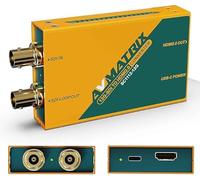 AVMATRIX Mini SC1221 HDMI vers SDI Mini Convertisseur vidéo SDI/HDMI Taille de poche et montage facile, USB-C Power Solution (SC1112-12G)