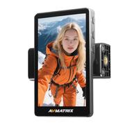 AVMATRIX Phone Vlog Écran de moniteur à selfie, mini moniteur filaire de 10,2 cm pour caméra arrière iPhone avec clip magnétique pour téléphone