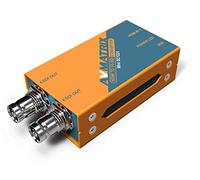 AVmatrix SC1221 Mini convertisseur HDMI vers 3G-SDI, pratique pour les utilisateurs avec les connecteurs SDI et HDMI, format de poche et facile à monter, solution d'alimentation USB universelle