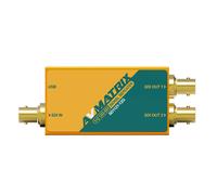 AVMATRIX SD1121-12G 1x2 12G-SDI Répéteur de signal - Détection automatique SD/HD/3G/6G et 12G-SDI