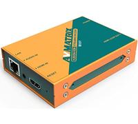 AVMATRIX SE1217 SDI Streaming Encodeur ; prend en charge le protocole d'encodage de flux ; jusqu'à 1080p60Hz ; streaming vidéo et audio ou streaming audio unique ; superposition d'image et de texte